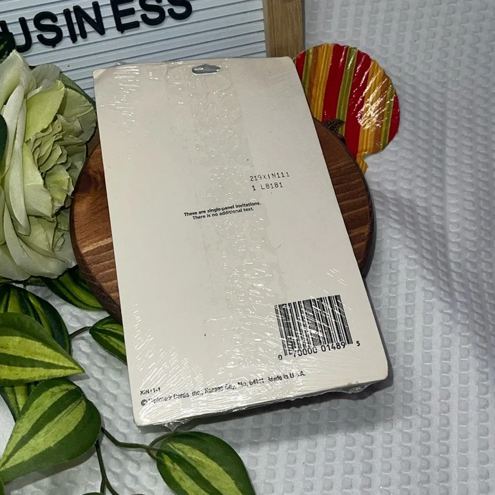 Vintage Hallmark Christmas Invitations Open House Geese 8 Count New in Package